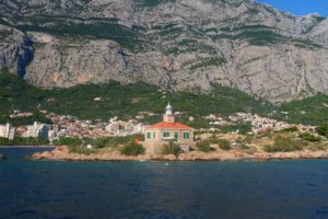 The lighthouse of Makarska, Croatia