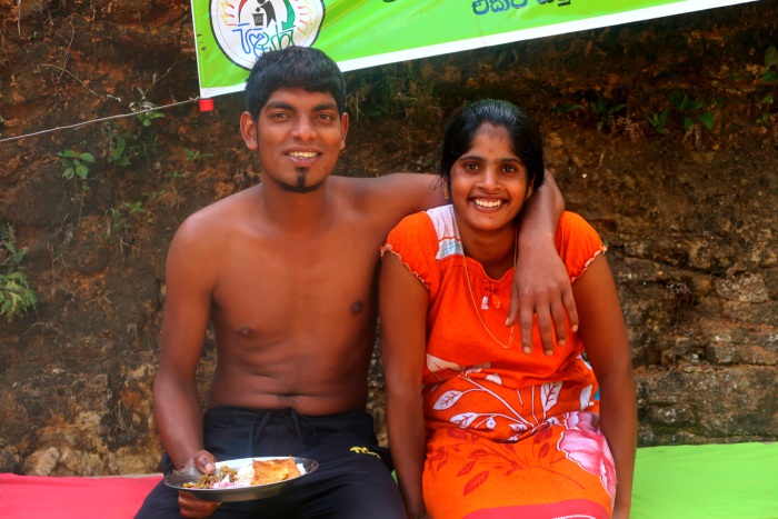 smiling local couple in sri lanka 